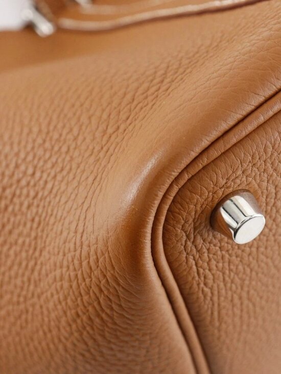 HERMES Picotin Lock18 PM Handbag gold Brown/SilverHardware  HERMES Handbag Picotin Lock18 PM